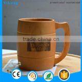 2015 New Product Suction Originality Wood Tea Wooden Round Cup thumbnail-5