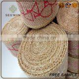 High Quality Burlap Wholesale Fabric Ribbon for Deco thumbnail-3
