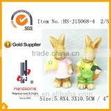 Colorful Small Size Ceramic Animal Rabbit Figurines for Easter and Home Decorative Items thumbnail-2