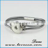 Hotsale Bracelet Fashion Interchangeable Charms Diy Snap Button Bracelet Jewelry thumbnail-5