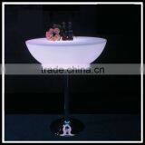 Rechargeable Li-on Battery Operated Light up LED Furniture Cocktail Round Table for Home / Bar / Night Club thumbnail-3