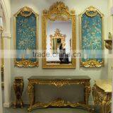 French Style Hallway Console Table With Mirror