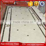 Water Cut Rectangle Marble Floor Medallions Patterns Tiles thumbnail-3