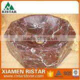 High Quality Square Claret Marble Stone Bathroom Basins and Stone Sinks RST-SB020 thumbnail-1