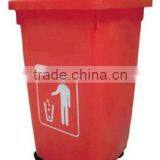 Plastic Outdoor Industrial Wheelie Bins Heavy Duty Garbage Bins 240L Plastic Dustbin With 4 Wheels thumbnail-1