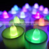 Hot Wholesale Wedding Decoration Mini Colorful Changing Fickering LED Romantic Candle Light thumbnail-4