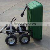 TC2135 Four Wheel Poly Garden Dump Cart thumbnail-6