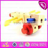 2015 Wooden Nut Screw Wooden Combination Toy,Children Toys Screw Nut Combination,Good Quality Hand Made Wooden Screw Toy W03C014 thumbnail-4
