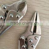 Berrylion Mini Lock Pliers Set 5"/125mm Curved and Flat Jaw Locking Plier Set for Sale thumbnail-5