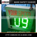 Speed Limit Road LED Sign Solar Power Speed Radar Sign thumbnail-2
