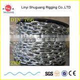 DIN766, DIN764, DIN5688A/C Galvanized Welded Steel Link Chain thumbnail-1