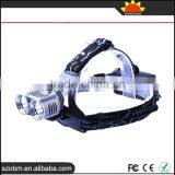 Multifunctional 2000 Lumens 2 LED T6 Adjustable Ultral Bright Headlamp Flashlight Bicycle Light Headlamp thumbnail-1