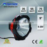 9'' Xenon 55W 75W 100W 12V Offroad Light HID Spot Light Fog Light Driving Light