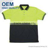 Custom Made Custom Men High Visibility Polo Shirt Shanghai With High Quality Made in China