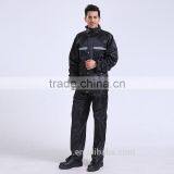 HIGH QUALITY PVC RAIN COAT WATERPROOF JACKET SUIT WITH WARNING SIGNS thumbnail-3