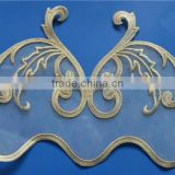 Manufacturer Supplier border gold lace trimming with cheap price