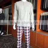 Men's 100%Cotton Knitted and Woven Pyjamas/ Homewear / Nightgown thumbnail-1