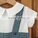 2017 New Fashion Plaid Baby Boy Onesie Clothes 100% Cotton Kids Rompers and Playsuit thumbnail-3