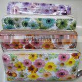 2016 Hot Pvc Leather Latest Wallet With Floral Printing thumbnail-5