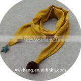 Newest Style Baby Girl Cotton Plain Baby Scarf thumbnail-2