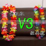2016 Cheap Wholesale Necklace Hawaiian Flowers Artificial Flower Garland Hawaiian Flowers for for Party Decoration thumbnail-1