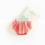 Red Color Baby Clothes 3 Pieces Set Off Shoulder Tulle Bloomer Wholesale Products thumbnail-3