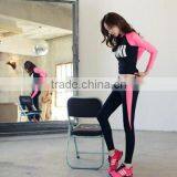 High Quality Fashion Women Tight Fitting Yoga Running Gym Sports Suits thumbnail-2