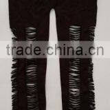 Sexy Seamless Mature Women Mesh Side Panels Legging thumbnail-5