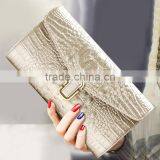 Hotsale Fashion Women Ladies Clutch Evening Bag With Chain Strap Genuine Leather Women Purse thumbnail-6