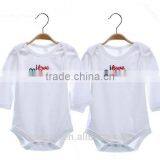 100% Organic Cotton Romper Gift Baby Clothes Romper Bodysuit 2pcs/set thumbnail-4