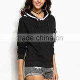 2016 Latest Long Sleeve Design Sweatshirt Women Hooded Custom Sweatshirt Wholesale thumbnail-3