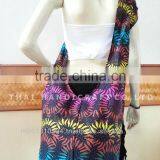 Thai Large Cotton Shoulder Hippie Boho Hobo Sling Crossbody Yaam thumbnail-1