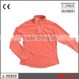 Outdoor Sweatshirts Custom 1/4zipper Pink Women Fleece Coat thumbnail-1