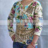 Ladies Sweater,pullover Cardigan,print Sweater thumbnail-1
