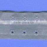 Colored Double Plastic Snap Button Tape for Garment, Polyester Tape, Press Snap Button thumbnail-1