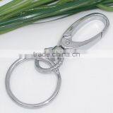 Wholesale 5 PCs Silver Tone Clasp Key Rings 75mm thumbnail-1