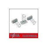 Silver Electroplated Strut Channel Fittings With Self - Aligning Nuts thumbnail-1