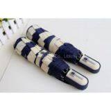 Quality Automatic Folding Umbrellas With Strips thumbnail-1