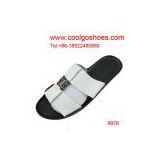 leather slipper for man hot selling in China