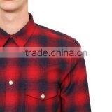 Western Plaid Cotton Flannel Shirt for Man thumbnail-2