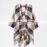 Fashional Pretty Elegant Warm Soft Cozy Popular Ladies Check Shawl thumbnail-2