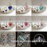 HBN-1458 Children Tiara Crown Color Plastic Tiara Crown for Girls thumbnail-1