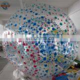 Transparent Colorful Inflatable Zorb Ball Human Hamster Ball