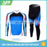 2017 Pro Team Men's Winter Comfortable Breathable Long Sleeve Custom Cycling Clothing thumbnail-2