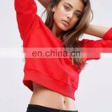 Fashion Sexy Mesh Long Sleeve Wholesale Women Crop Tops Custom Cheerleading Uniform Tops thumbnail-1