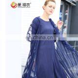 Mature Ladies Pleated Clothes Elegant Coat Style Dress thumbnail-1