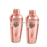 Stainless Steel Shaker Set With Gold Copper Plated.Boston Shaker thumbnail-4
