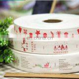 Manufacturer Wholesale Diy Bowknot Custom Printed High Quality Cotton Ribbon For Bags thumbnail-1
