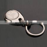 Custom Promotional Blank Shopping Cart Coin Keychain, Cutom Metal Trolley Coin Keyring thumbnail-2