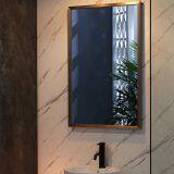 Nordic Brass Rectangular Bathroom Wall-mounted Mirror/dressing Table Mirror, Full-length Mirror Gold Customization thumbnail-1